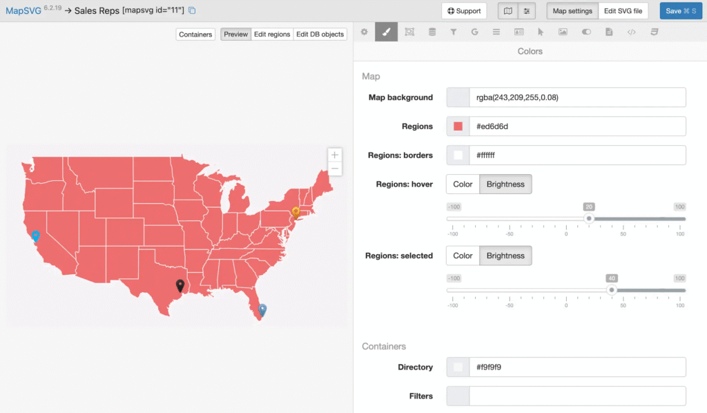 WordPress map plugin