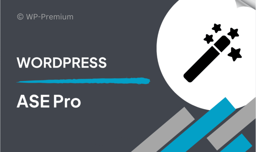 Admin and Site Enhancements (ASE) Pro v7.9.1