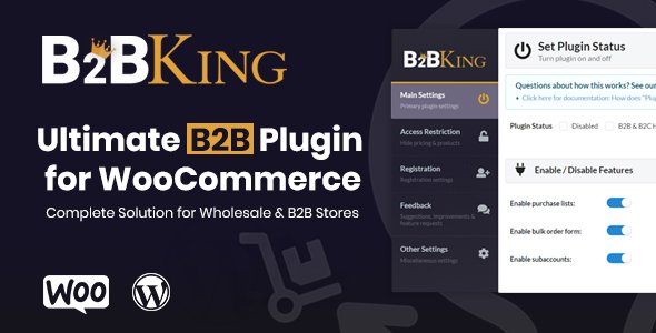 B2BKing v5.3.80 – The Ultimate WooCommerce B2B & Wholesale Plugin