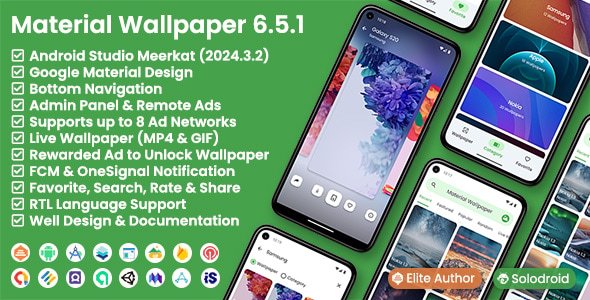 Material Wallpaper v6.5.1 nulled