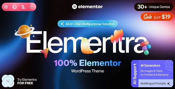 Elementra Theme Nulled V1.0.8