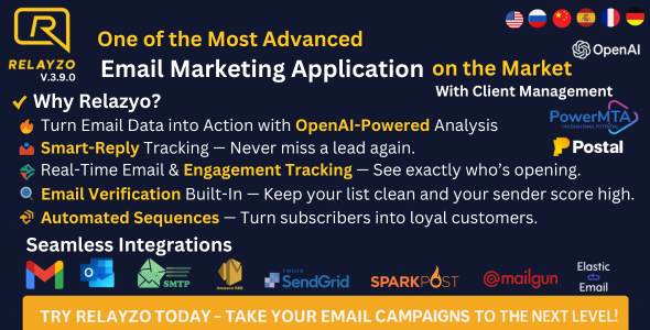 Relayzo – Email Marketing Application – 9 July 2025