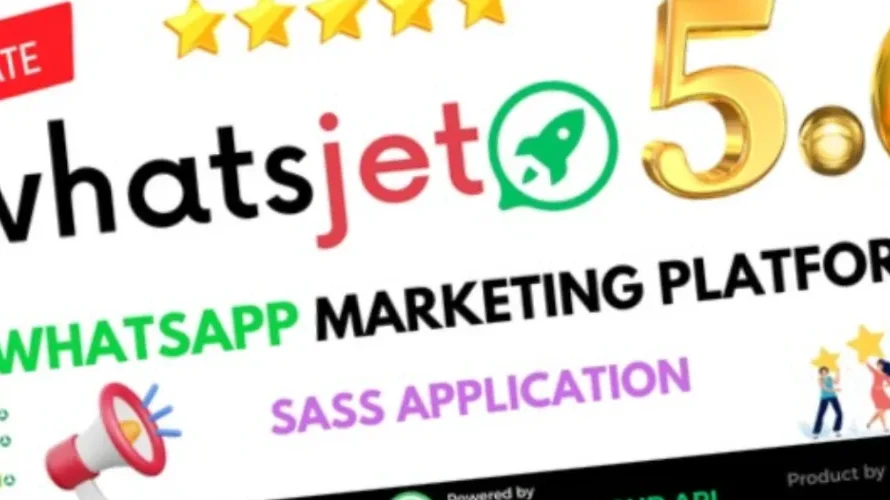 WhatsJet SaaS v6.1.1 – A WhatsApp Marketing Platform with Bulk Sending, Campaigns, Chat Bots & CRM – nulled