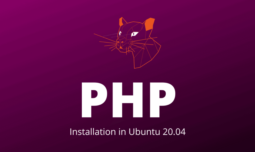 How to Install PHP on Ubuntu 20.04 LTS