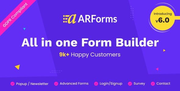 ARForms v6.9.5 – WordPress Form Builder Plugin