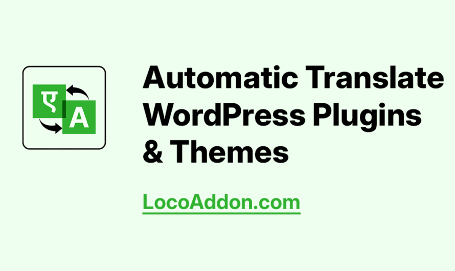 LocoAI v2.0.9 – Auto Translate for Loco Translate (Pro)