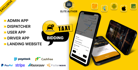 Tagxi Super Bidding – Taxi + Goods Delivery Complete Solution With Bidding Option – 20 August 2025