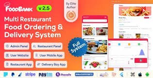 FoodBank Multi Restaurant v3.3 – Restaurant App with Admin & Restaurant Panel – nulled