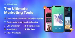 66biolinks v59.0.0 – Bio Links, URL Shortener, QR Codes & Web Tools (SAAS) – nulled