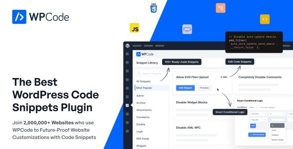 WPCode Pro v2.3.0 – The Best WordPress Code Snippets Plugin
